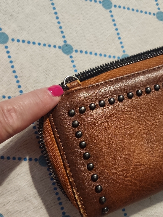 Black Floral Leaf Crossbody Sling Bag - Picture 9 of 9